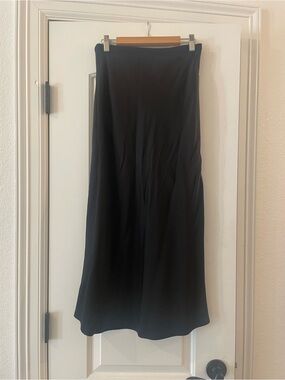 Anine Bing Black Maxi Skirt - Sleek Bias Cut